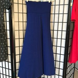 XS or Large? LuLaRoe Maxi Royal Blue Skirt
